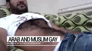Hairy Arab Bear in Uniform Shows Off His Thick Cock