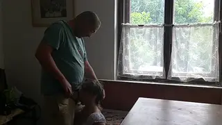 Voluptuous Woman Submits to Rough Deep Throat Domination