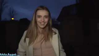 Skinny European Brunette Takes POV Doggystyle
