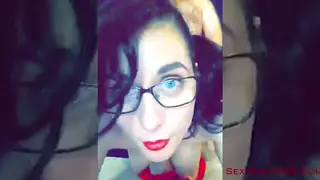 Amateur Wife Delivers POV Blowjob Ending in Facial