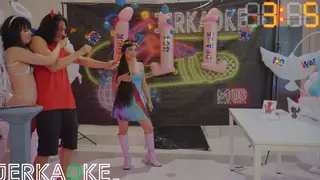 Petite Cosplayer Rides And Sucks In Holiday Scene