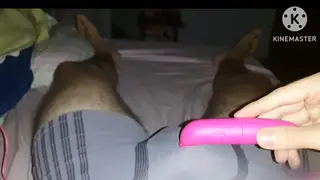 Mature Asian Stud Rides Twin Vibrators to Climax