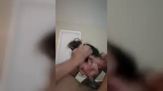 Asian MILF Delivers Deep Throat Mastery to Boyfriend