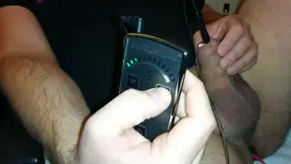 Solo Guy Uses Electric Sounds for Intense Urethral Play