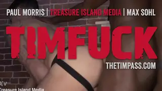 Tattooed Studs Trade Blowjobs and Bareback in Interracial Clip