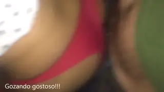 Amateur Couple Fools Around in Cinema Seats