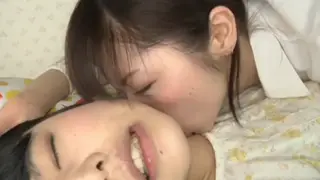 Japanese Lesbians Explore Each Other with Tongues