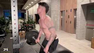 Tattooed Latina Meets a Stranger for Gym Blowjob