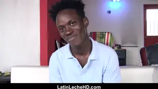 Ebony European Twink Takes BBC in Interracial Encounter