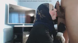 Busty Arab MILF Delivers a Sensual Blowjob