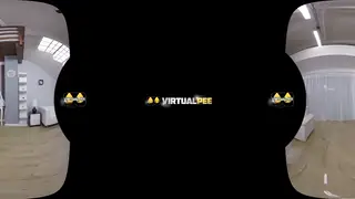 Solo Woman Pisses Hard Through Dildo in VR POV