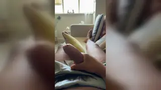 Hairy Latino Bear Shows Off Thick Uncut Meat in Solo
