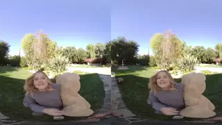 Petite Blonde Teen Rides You in Immersive VR