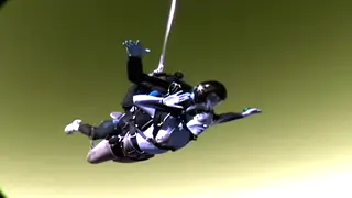 Petite Lesbian Rides Hard and Takes a Facial Outdoors