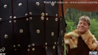 Blonde Hunk Takes Raw Doggystyle and Facial