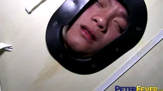 Asian Cops Swap Blowjobs After Sensual Massage