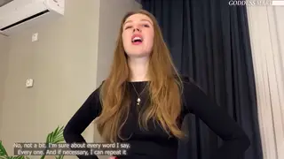 European Femdom Humiliates Former Classmate at Desk