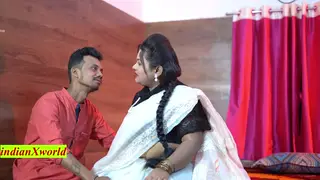 Indian Wife in Stockings Cheats with Ex Boyfriend