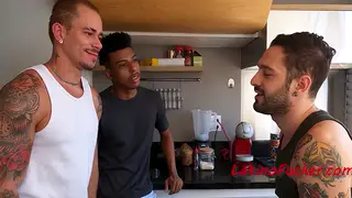 Brazilian Studs Share BBC in Kinky Threeway