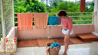 Nudist Barbershop Compilation Features Curvy MILFs Outdoors