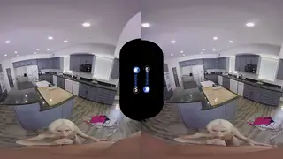 Blonde Teen Rides Hard in Immersive VR POV Session