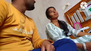 Voluptuous Indian Bhabhi Seduces Her Neighbor at a Desk