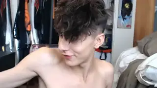 European Twink Strokes His Cock to a Hot Cumshot
