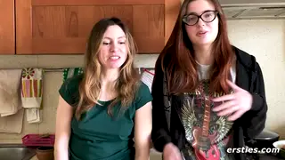 European Lesbians Share Intimate Toy Play and Spanking