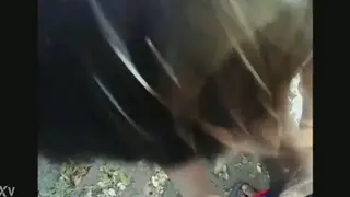 Two Guys Share a Steamy Blowjob in the Forest