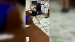 Arab Women in Lingerie Take Two Cocks in a Wild Orgy