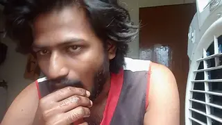 Hairy Indian Teen Takes Messy Facial in Solo Tribute