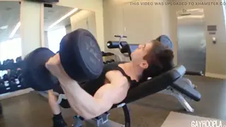 Muscular Newcomer Strokes His Thick Cock on Camera