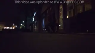 Twink Pleasures Himself on a Public Strip