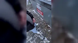 European Guy Pisses Outdoors Then Jerks Off