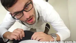 Doctor Examines Patient Before Intense Sucking Session