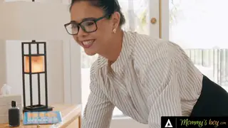 Asian MILF Teacher Delivers a Sensual Titjob and Handjob
