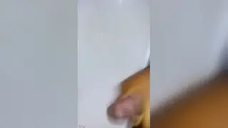 Amateur Guy Stroking in Vertical Phone Clip