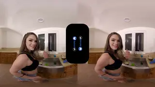 Curvy Brunette Delivers Deep Throat in VR POV