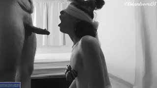 Bound MILF Takes a Rough Throat Fuck and Swallows Every Drop