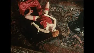 Vintage Italian Beauty Delivers Classic Blowjob in Retro Scene