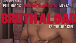 Muscular Black Hunk Strokes His Cock Outdoors