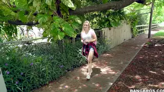 Blonde Teen Gets Picked Up for Van Hookup in Florida