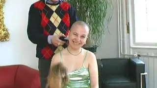 Model Loses Hair During Intense Solo Session