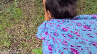 Curvy Girlfriend Takes Risky Outdoor Creampie in POV