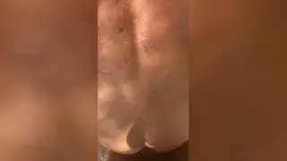 Latino Spanks Hairy Grandpa on the Beach