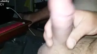 Solo Guy Works Dildo and Hand Together for Release