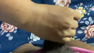 Indian Tenant Squirts Hard While Fingering Her Landlord