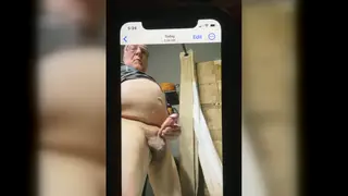 Grandpa Works Massive Cock with Toys and Hand