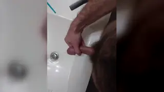 Solo Guy Strokes to Climax in Quick Clip