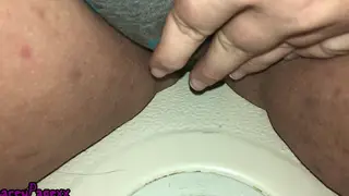 Curvy BBW in Lingerie Squirt and Pisses Through Panties